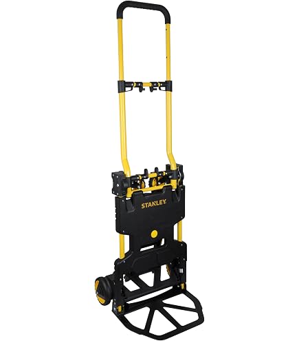 Diable Porte-Chaises Bricoloco - Charge 75kg, Roues Massives, Pelle Réglable