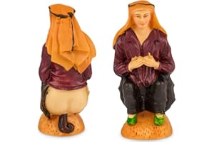 BEST&FREE Caganer O Caganet Belen. Figuritas de Belen Graciosas. La Favorita De Las Figuritas del Belen. Adorno De Navidad para Belenes Navidad Figura Cagon Belen.