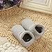 Waboats Winter Thick Cotton Terry Baby in Tube Socks Light Grey S