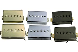 ALEGREE Old Timer 'Fat Boy' humbucker sized P90 Chrome Set