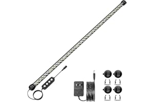 ‎SEAOURA SEAOURA Aquarium Led Beleuchtung mit Timer, Aquarium licht mit automatischer Ein-/Ausschaltung, Vollspektrum, 10 Helligkeitsstufen, für Aquarium (68cm)