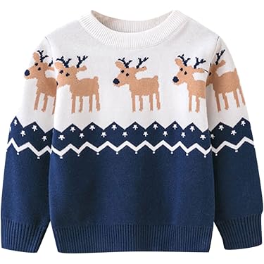 Generisch Pullover Mädchen Mit Weihnachten Druck Langarm