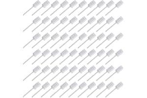 ZGDEIWGF 60 Piezas De Hisopos De Gasa, Hisopos De Limpieza, Hisopos De Gasa, Cepillos De Dientes Suaves, Toallitas Para Cepillar Dientes De Leche, Limpieza De Dientes Para Niños, Limpiador De Lengua