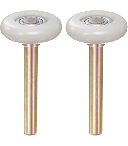 M METERXITY 2-Pack Nylon Garage Door Rollers, 1.8"/ 46mm Quiet