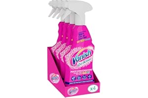 Vanish Oxi Action Multi Smacchiatore Spray Pre-Trattante Senza Candeggina, 4 Confezioni da 725 ml di Multi Smacchiatore Spray Pre-Trattante Senza Candeggina