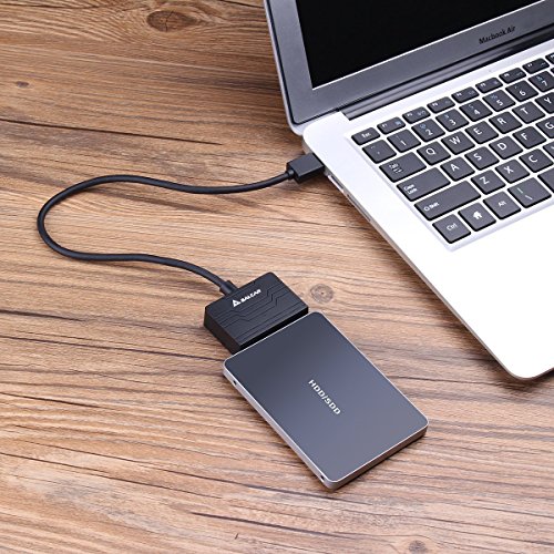 Salcar USB 3.0 SSD 2,5 Zoll SATA Festplatte Adapter Konverter [Optimiert für SSD, Unterstützung UASP SATA III] - 7