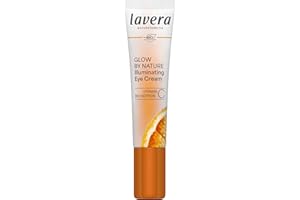 lavera Glow by Nature Contour des yeux éclat - réduit visiblement les cernes et les poches sous les yeux - estompe les fines lignes et les pattes d’oie - 15 ml - vegan