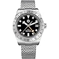 San Martin 39mm Luxury Sport GMT Men Watches NH34 Automatic Mechanical Stainless Steel Classic Diving Watch