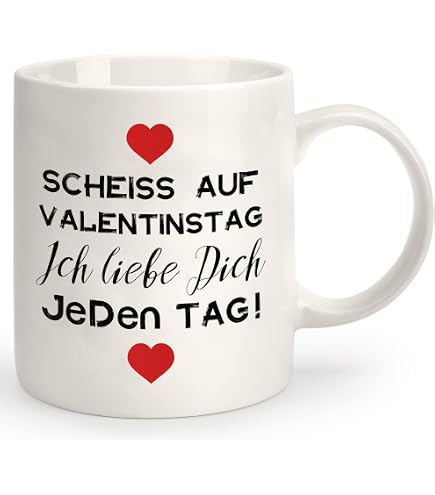 Trendation - Tasse für Freundin Partner Geschenk Liebe Schatz Ich Liebe Dich Val