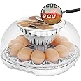 Azonee 12 Egg Incubator, Smart Egg Incubator with Automatic Egg Turning, Automatic Humidity Refill and Automatic Temperature Control, Incubator with Temperature Display for Chicken/Duck/Quail/Goose