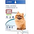 FluffyShield Pro Spot On/Prevention & Treatment of Fleas, Ticks, and Lice Infestation in Dogs/Puppy or Small Dog Weighing Less Than 10 kgs / 0.67 mL