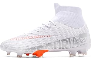 Puvvtyi Mens Football Boots,Light-Weight Boys Football Shoes,High-Top Football Trainers for Youth