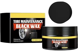 Bil Däck Glans Vax 100g Långvarig Vård Svart Skydd | Däck Beläggningspasta För Bil Lastbil SUV Detailing List Skydd Garage Fo