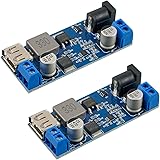 EPLZON DC 6V 9V 12V 24V bis DC 5V 5A Abwärtswandlermodul V-36V Abwärtswandler auf DC 5V-5.3V 5.2V 3.5-6A Transformator Spannu