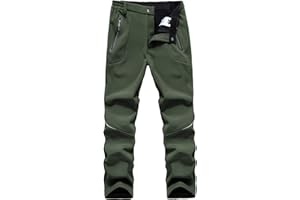 BWBIKE Męskie Zimowe Gruby Polar Ciepłe Spodnie Wiatroszczelne Wodoodporne Spodnie Wędrówki Spodnie Soft Shell Męskie