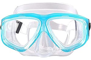 WOWDECOR Schnorchelmaske Taucherbrille Dioptrin Dioptrien Korrektur, Tauchmaske Tauchermaske für Erwachsene und Kinder mit Kurzsichtigkeit Kurzsichtig