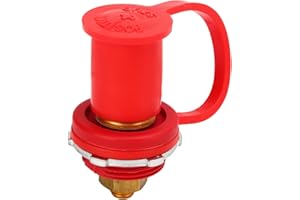 Huairdum Farbcodierter Profi-Batteriepol, 250 A, 3/8 Zoll Stabiler Ladepol mit Staubschutz für Auto und Boot (Rot (positiv))