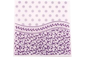 arriettycraft Flowers Floral Swirls Background Plastic Embossing Folder for Scrapbook DIY Album Card Tool Plastic Template Folders