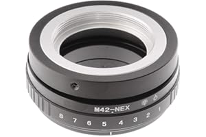 Hersmay M42-NEX Tilt-Shift 360° adapter obiektywu do M42 Mount obiektyw na E-Mount do Sony NEX5 NEX-F3 A6000 A6100 A6300 A6400 A6500 A6600 A5000 A5100 A3500 Alpha A7 A7 A7R A7S II III IV A9 DSLR