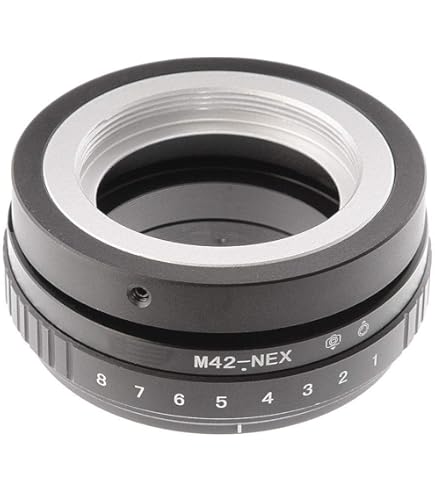 UJNKMGBF Adattatore AF Confirm M42 Lens For Canon EOS For Rebel Kiss Con Chip XSi T1i T2i 1D 5 550D 60D 50D 40D 500D 7d For Foleto - Foto 4