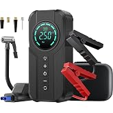 ROBO 4'&uuml; 1 Arada Şarjlı Ak&uuml; Ateşleyici Lastik Şişirici Powerbank Led Işık 150psi Y&uuml;ksek Basın&ccedil;lı