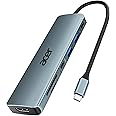 Acer USB C Hub 7-in-1, Multi-Port Type-C Adapter Hub to 4K HDMI, Micro SD Card Reader, USB C & USB A 3.0, 100W PD, Compatible with iPad Pro, MacBook Pro, Laptops