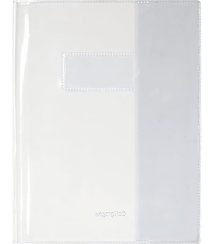 CALLIGRAPHE Buchschoner Kristall Luxe – 10 Stück, 21x29,7 Cm, Transparent – Für Hefte & Ordner