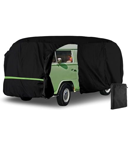 Housse De Voiture De Remplacement pour T2 T25 T5 T6, RéSistante Aux Intempéries Et Aux UV Housse De Protection pour Garage Complet pour V-W Transporter Multivan Caravelle Housse De Protection pour Housse De Voiture De Remplacement pour T2 T25 T5 T6, RéSistante Aux Intempéries Et Aux UV Housse De Protection pour Garage Complet pour V-W Transporter Multivan Caravelle Housse De Protection pour
