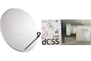 TELEVES PARABOLA SAT SATELLITE 80 CM CON LNB SCR ALTA QUALITA' PER SKY TIVU' SAT