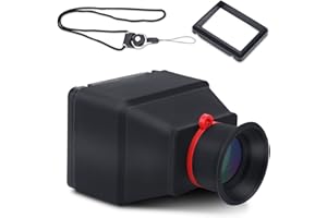 MARANON Mirino, Accessorio per Lente d'Ingrandimento 3X con mirino LCD da 3,2 Pollici Durevole per Fotocamere mirrorless DSLR,