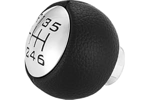 OBEST Pommeau de Levier Peugeot, Pommeau de Vitesse à 6 Vitesses, Original Universel Levier de Vitesse Manuel pour Peugeot 307 308 3008 407 5008 807, Tête de Bouton de Levier de Voiture pour Peugeot