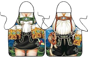 VEMEFUFU Sexy Funny Aprons Oktoberfest Aprons Christmas Apron Novelty BBQ Apron for Women Men Beer Festival Apron Xmas Apron Cooking Kitchen Barbecue Apron for Party Apron Gift