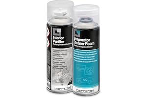 Errecom Total Care, Trattamento Purificante Completo per impianti di climatizzazione degli autoveicoli, fragranza Talco, 2 bombole da 200 ml
