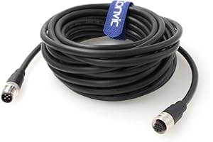 Eonvic Cavo elettrico industriale M12 5 Pin maschio a femmina del sensore di aviazione connettore del PVC 8M