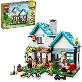 LEGO Creator Şirin Ev 31139-8 Yaş ve &Uuml;zeri &Ccedil;ocuklar İ&ccedil;in Aile, Kanal ve G&ouml;l Evi İ&ccedil;eren Yaratıcı Oyuncak Yapım Seti (808 Par&ccedil;a