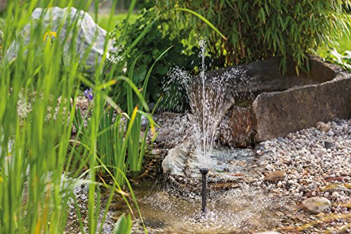 Solar Teichfilterset Starter 470 l/h Förderleistung 5 W Solarmodul Komplettset bis 2000l Gartenteich 101065 - 3