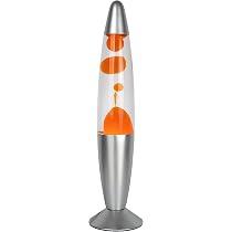 Lampe à Lave Rouge Rétro 40cm - Ambiance Années 70 Avec Ampoule Rechange