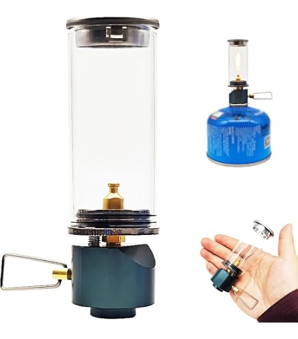 Lanterne De Camping à Gaz Portable Fire-Maple - Verre Borosilicate - Éclairage Ambiance Chaleureuse