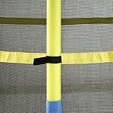 Upper Bounce Kinder 55“ Kinderfreundlicher Einzäunungs-Set mit Leichter Montage Trampolin, Blau/Gelb/Schwartz, 140 cm - 6