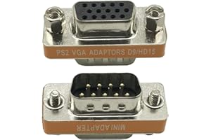 Seadream DB9 9 pin maschio a HD15 HDD15 15 pin femmina, maschio a femmina M/F modellato CGA/VGA video accoppiatore convertitore di genere