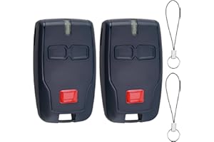 SUUOSL Telecomando per porta del garage 2 pezzi per BFT Mitto 2B RCB 433MHZ, 2 canali 2 pulsanti Rolling Code Telecomandi per Cancello per Rolling BFT Mitto 2, Kleio, Ghibli, TRC 2, Kleio, Ghibli, TR (2pcs)