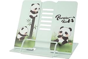 ‎GMEDHC GmeDhc Leseständer Metall, Leseständer Kinder Höhenverstellbar, Buchständer Kinder Klappbar, Multifunktional Bücherständer, 6 Stufen Verstellbar Leseständer, für Studieren, Arbeiten, Lesen