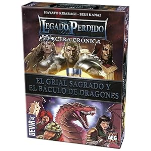 Devir – Legado Perdido: El Grial Sagrado y el Báculo de Dragones, Juego de Cartas, Juego de Cartas de Ingenio (BGLEG3)