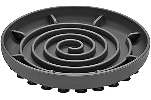 Gamelle Anti Glouton pour Chien,Doweiss Slow Feeder pour Animaux Chat/Chien en Silicone Caoutchouc Base Antidérapante