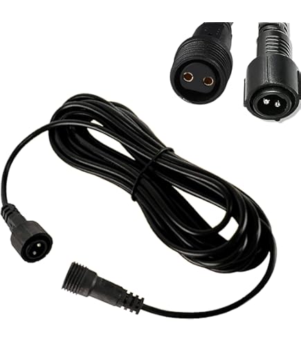 Dekofun Connecteur Guirlande Exterieure, 1 Vers 5 Connecteur 2 Broches