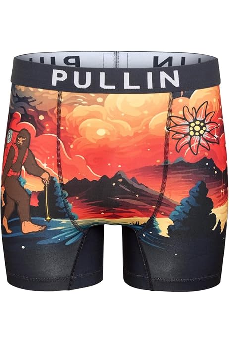 Boxer Freegun Homme PULLIN Boxer Court DEADCHERRY, Multicolore