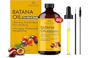 Botanic Hearth Raw Batana Oil for Hair Growth (2 fl oz) | 100% Pure & Unrefined Oil from Honduras | Promotes Thicker, Stronger Hair
