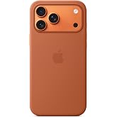 Apple iPhone 17 Pro Max i&ccedil;in MagSafe &ouml;zellikli Silikon Kılıf - Terra Cotta ​​​​​​​