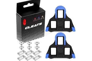 SHENZHENSHISHILILANTIANKEJIYOUXIANGONGSI Cales CNC pour vélo de route, pour Shimano SPD-SL, rouge / bleu / jaune