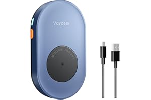 VAYDEER Mouse Jiggler Mecanico Mouse Mover, Simulador Movimiento Raton, No Necesario Controladores, No Necesario Conectarlo Computadora, Indetectable, con Interruptores On/Off, Viene con Enchufe